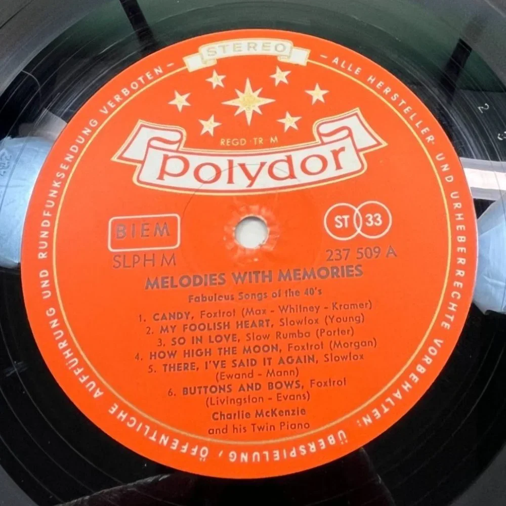 Charles McKenzie Melodies with Memories 40s Songs Polydor LP LPHM 237 509 - Picture 2 of 7